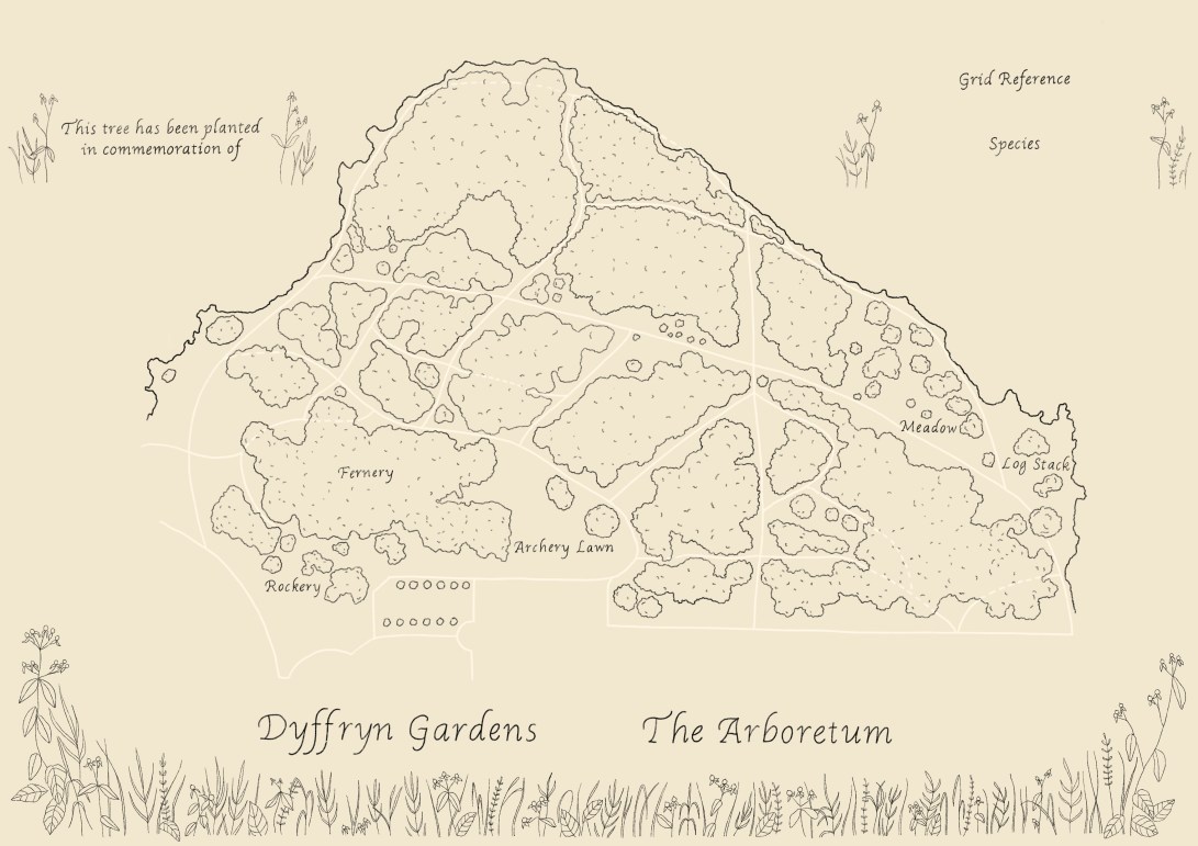 KaraCampbell_DyffrynGardens_Map